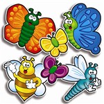 Accent Punch-Outs Bees Bugs & Butterfliesaccent Punch-Outs By Teachers Friend