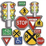 Accent Punch-Outs Safety Signs 36Pk, TF-3285