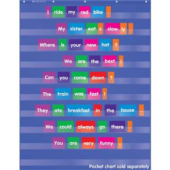 Sentence Building Pocket Chart Add Ons By Teachers Friend