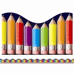 Rainbow Pencils Scalloped Trimmer By Teachers Friend