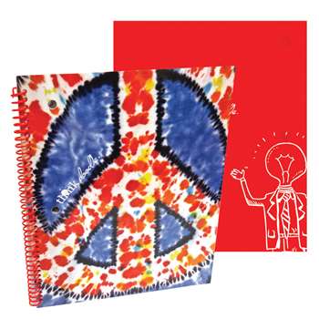 Shop Stylez Peace Out 70 Pg Spiral Notebook - Tkd04286 By Axis Group