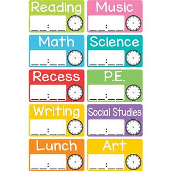 Magnetic Schedule Cards, TOP10448