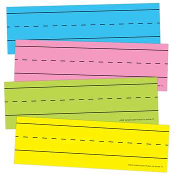 Magnetic Word Strips Bright Asrtd, TOP10457