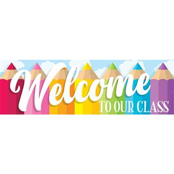 Magnetic Welcome Banner Colored Pencils, TOP10596