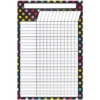 Magnetic W&W Incentive Chart Neon Chalk 12X18, TOP10609