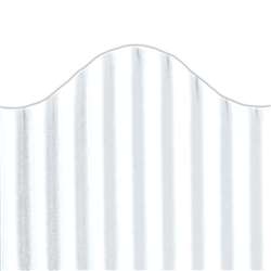 Corrugated Border White, TOP21004