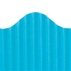 Corrugated Border Brite Blue, TOP21005