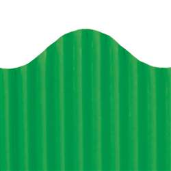 Corrugated Border Deep Green, TOP21010