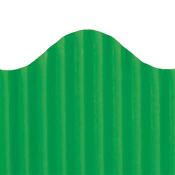 Corrugated Border Deep Green, TOP21010