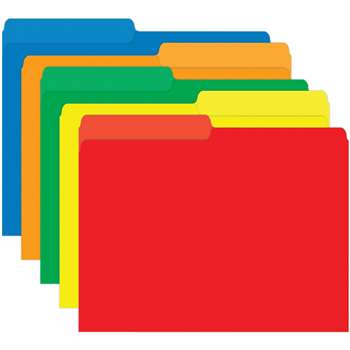 Primary Assorted Mini File Folders By Top Notch Teacher Products