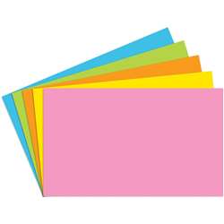 Index Cards 3X5 Blank 100 Ct Brite Assorted - Top360 By Top Notch Teacher Products