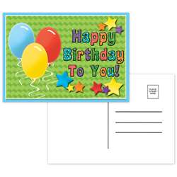 Postcards Happy Birthday To You - Top5123 By Top Notch Teacher Products