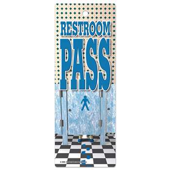 Boy Restroom Pass - Top5358 By Top Notch Teacher Products