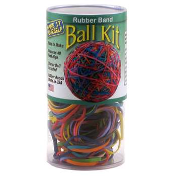 Rubber Band Ball Kit In Storage Tube - Tpg501T By The Pencil Grip