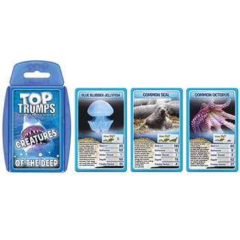 Creatures Of The Deep Sea Top Trumps Card Game, TPU000810