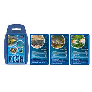 Freshwater Fish Top Trumps Card Game, TPU001909