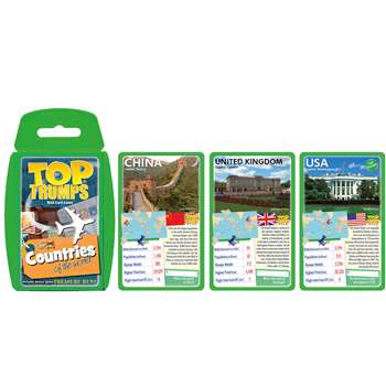 Countries Of The World Top Trumps Card Game, TPU002296