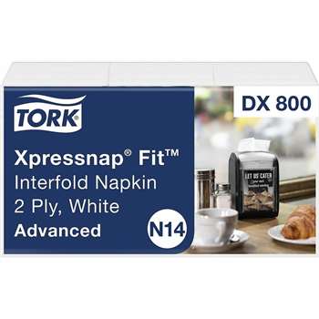 TORK Xpressnap Fit Interfold Dispenser Napkin - TRKDX800