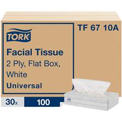 TORK Universal Facial Tissue Flat Box - TRKTF6710A