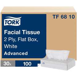 Tork Advanced Facial Tissue Flat Box - TRKTF6810