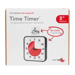 TIME TIMER ORIGINAL 8IN - TTMTT08BW