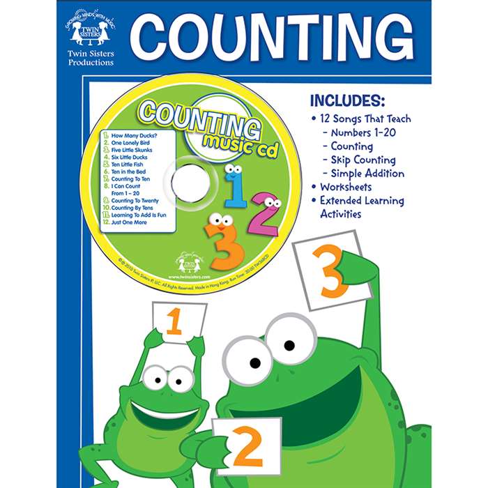 Workbooks/Songs That Teach Counting Workbook & Cd - Twin368Cd By Twin Sisters Productions