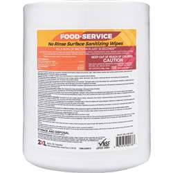 2XL No Rinse Foodservice Sanitizing Wipes - TXL446