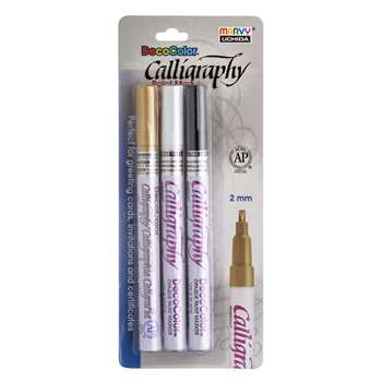 Caligraphy Paint Markers 3 Pack, UCH1253C