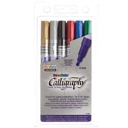 Caligraphy Paint Markers 6 Pack, UCH1256A