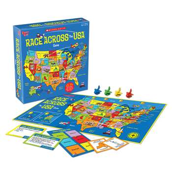 Scholastic Race Across The USA Game, UG-00701