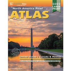 2022 N America Lrg Print Road Atlas, UNI15035