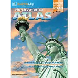 2022 N America Mid-Size Road Atlas, UNI16532