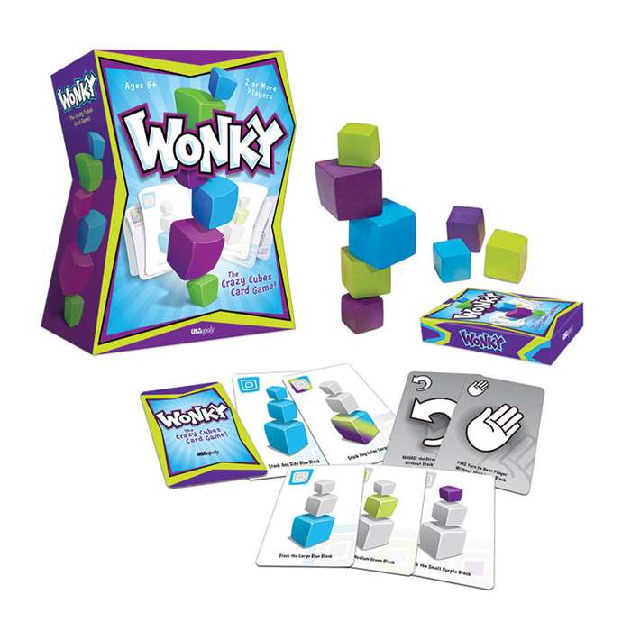 Wonky The Crazy Cubes Card Game, USAWK107000