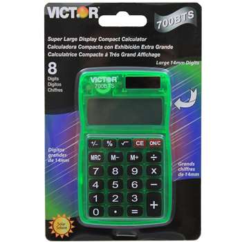 Dual Power Pocket Calculator - Vct700Bts By Victor Technology