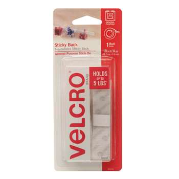 Velcro Tape 3/4 X 18 Strips White - Vec90079 By Velcro Usa