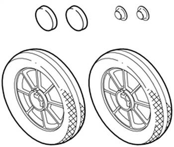 Rear Wheel For Mini Viking Except 449, WIN50032