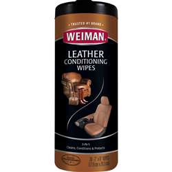 Weiman Products Leather Wipes - WMN91