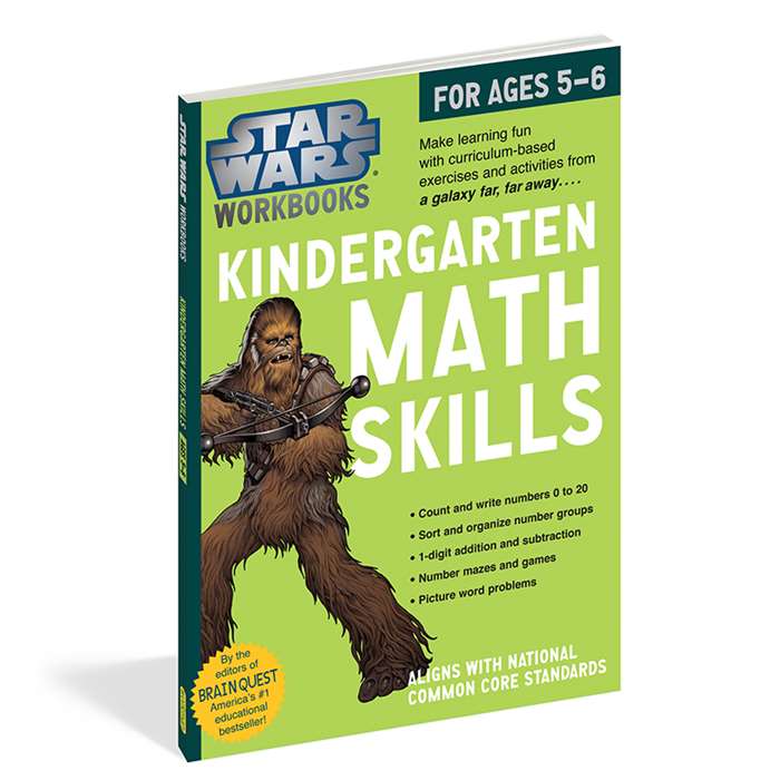 Star Wars Workbook Math Skills Gr K, WP-17804
