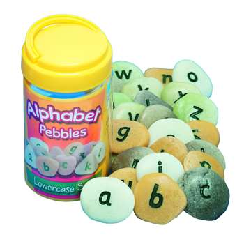 Shop Lowercase Alphabet Pebbles - Yus1000 By Yellow Door Us