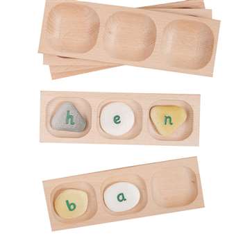 Pebble Word Building Tray, YUS1108