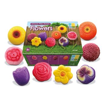 SENSORY PLAY STONES FLOWERS - YUS1189