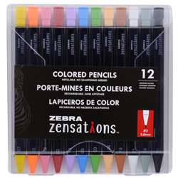 REFILL MECHANICAL COLORED PENCILS 12PK - ZEB08112