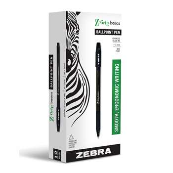 Z Grip Black Basics Stick Pen Dozen, ZEB23610