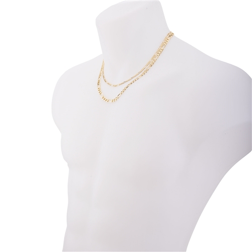 18"/20" DUAL FIGARO CHAIN / CHFS 1820