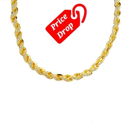FULL STONE ROPE CHAIN / CSN 010