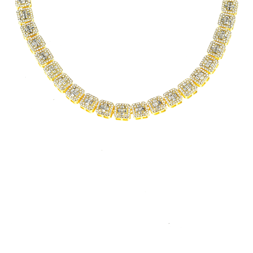 FULL STONE BAGUETTE CHAIN / CSN 012