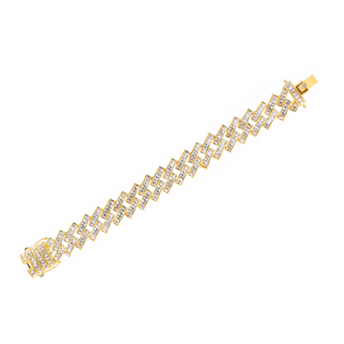 BAGUETTE STONE MIAMI CUBAN BRACELET / CSN 120 08