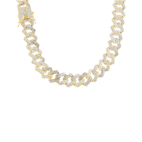FULL STONE MIAMI CUBAN CHAIN / CSN 220