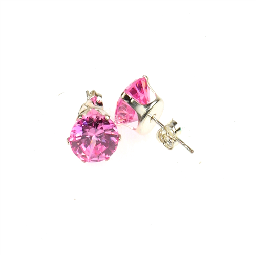 PRONG SET PUSH BACK / EPC S ( ROUND PINK )