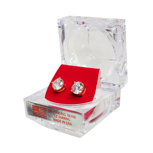 PUSH BACK PRONG CLEAR CASE / EPRB G (CLEAR ROUND)